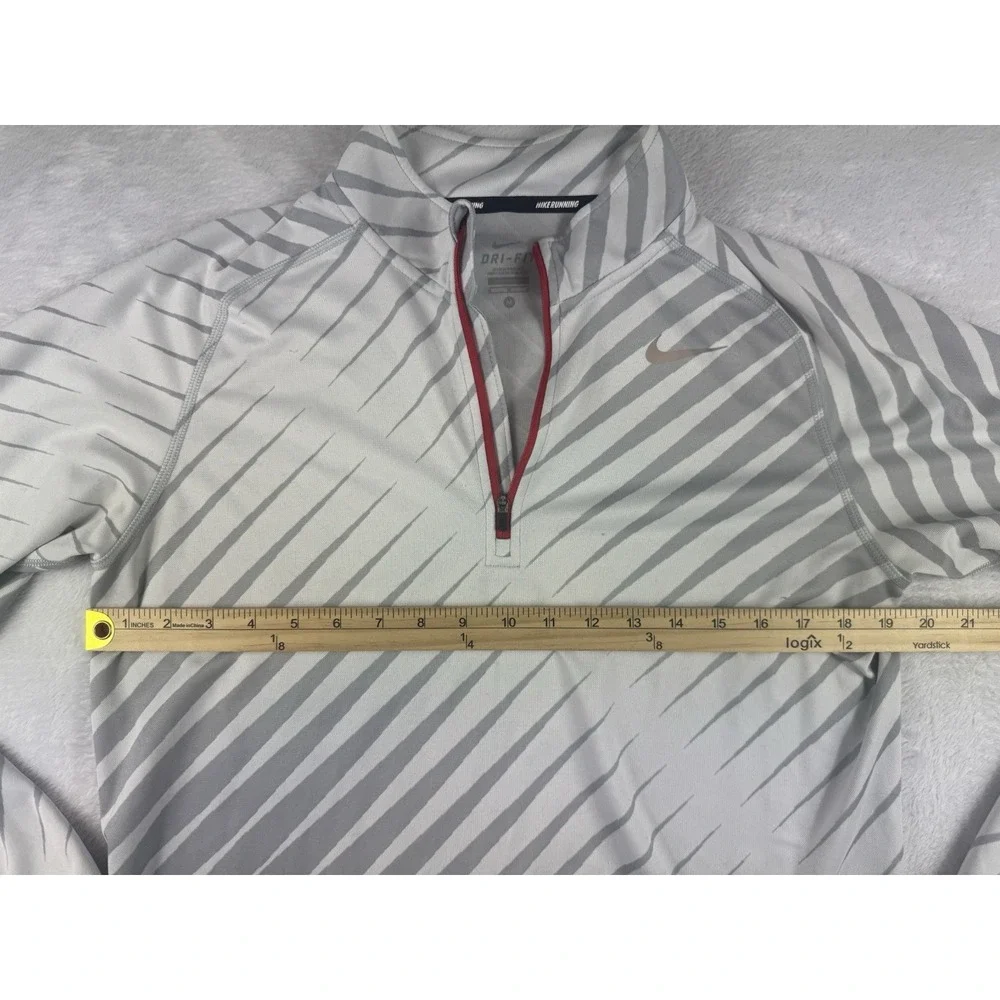Men's Nike 1/4‎ Zip Pullover Dri-FIT Medium Lightweight Running Athletic